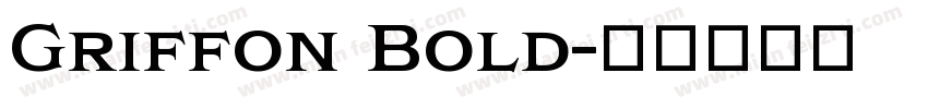 Griffon Bold字体转换